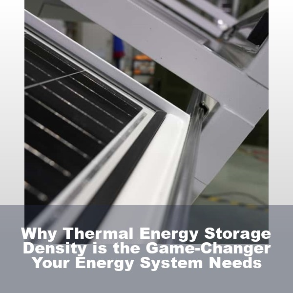 Why Thermal Energy Storage Density is the Game-Changer Your Energy System Needs